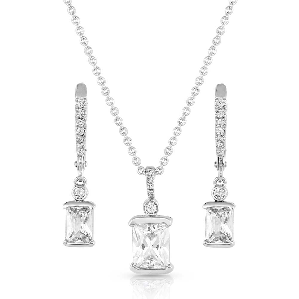 js5322 Practically Perfect Earring and Necklace Set by Montana Silversmiths