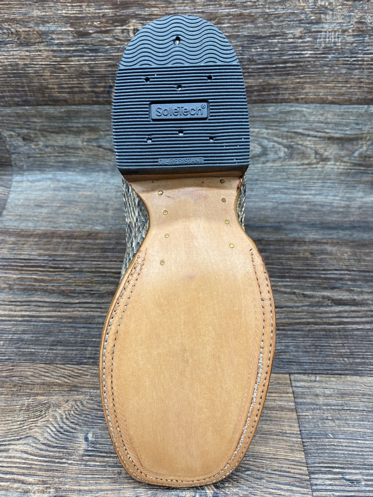 815q Men's Square Toe CaneBrake Timber Rattlesnake Western Boots by Cowtown