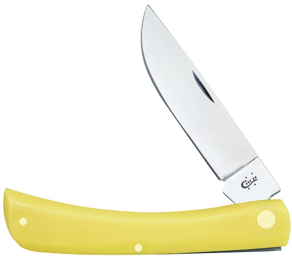 Yellow Synthetic Sod Buster Pocket Knife by Case