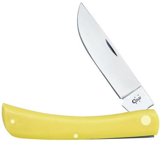 Yellow Synthetic Sod Buster Pocket Knife by Case