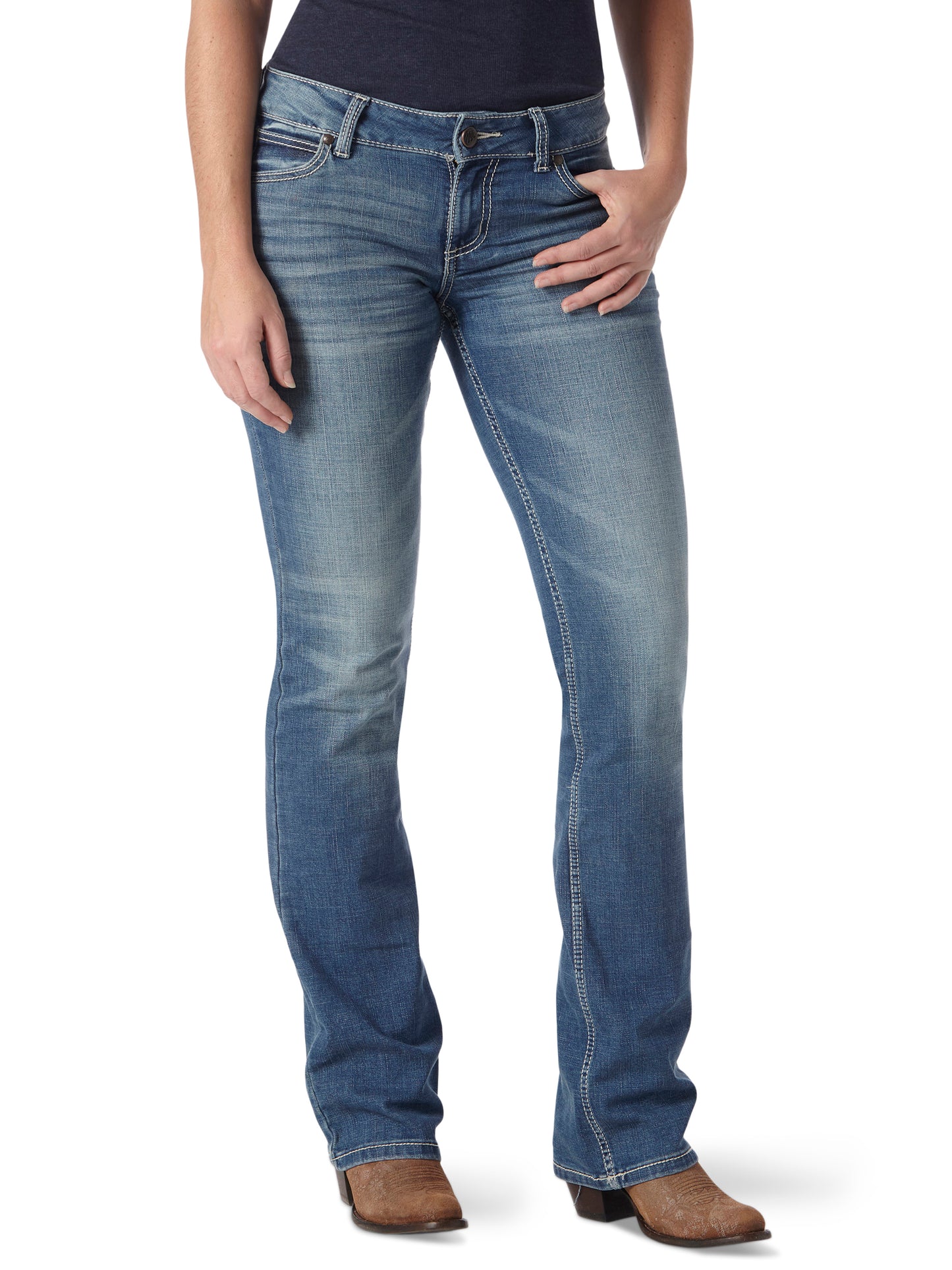 1009MWZDW Women's Mae Mid Rise Retro Jeans by Wrangler