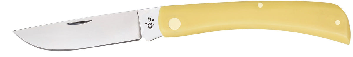 Yellow Synthetic Sod Buster Pocket Knife by Case