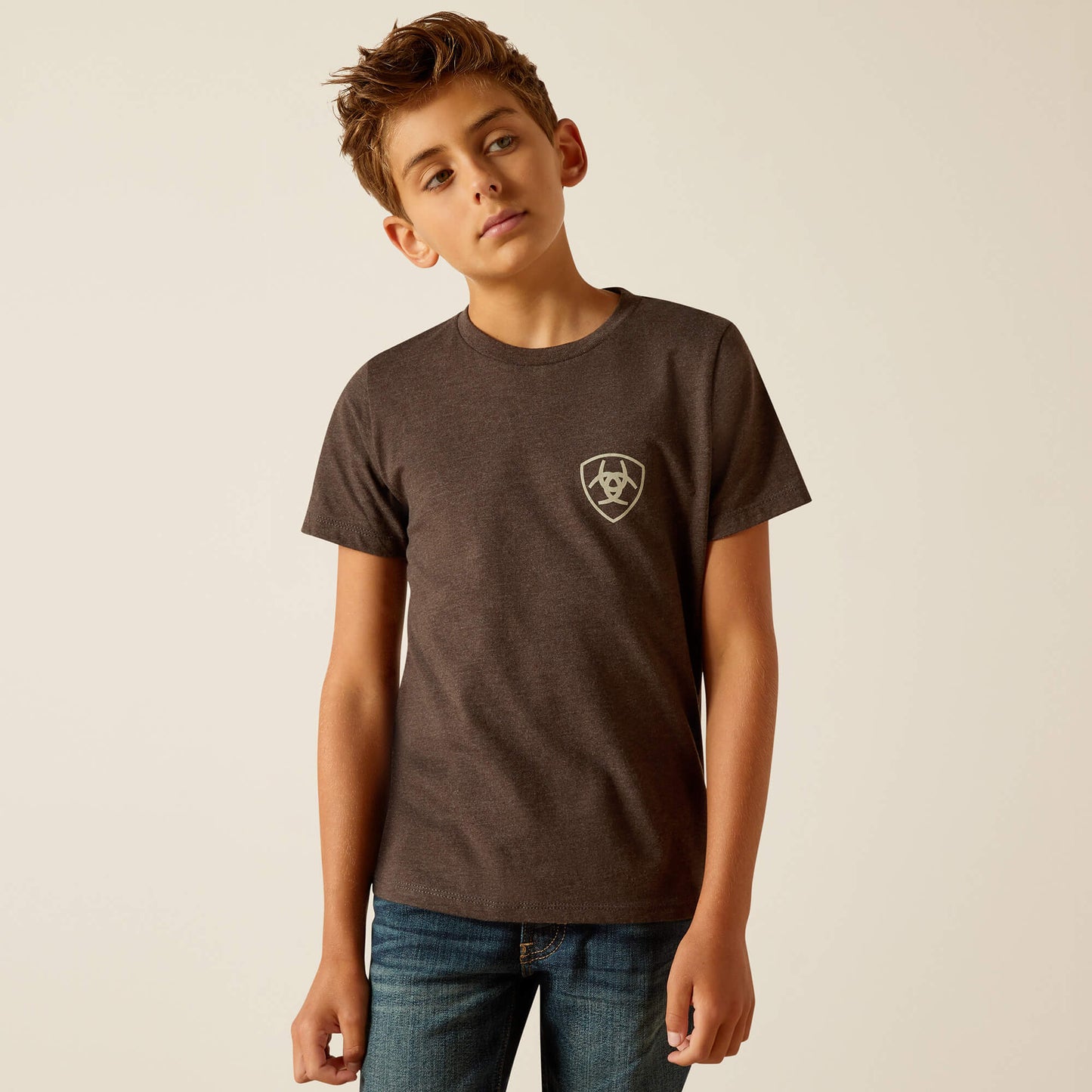 10051433 Boy's Ariat Rider Label T-Shirt