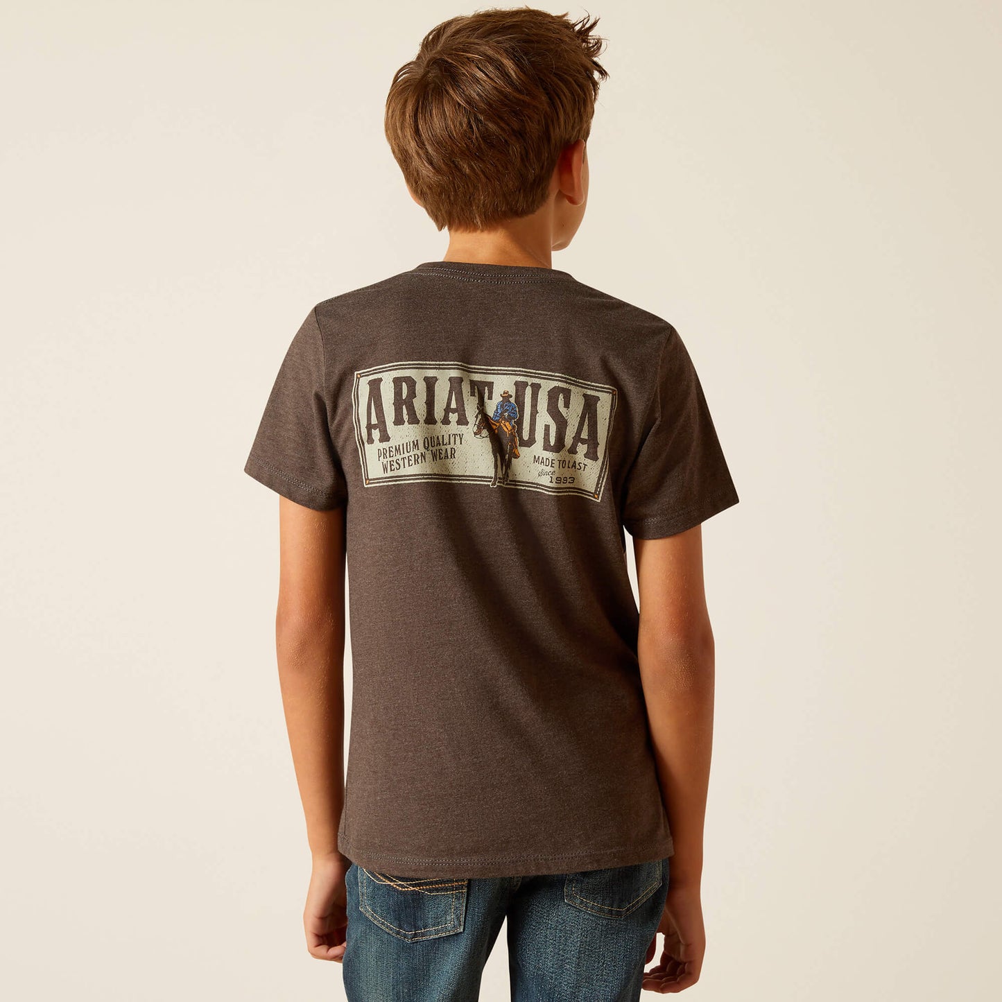 10051433 Boy's Ariat Rider Label T-Shirt