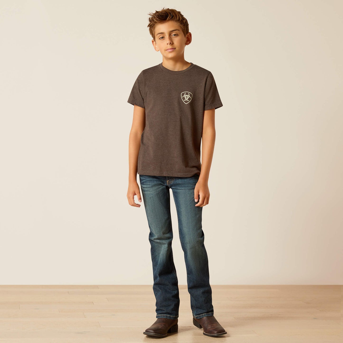 10051433 Boy's Ariat Rider Label T-Shirt