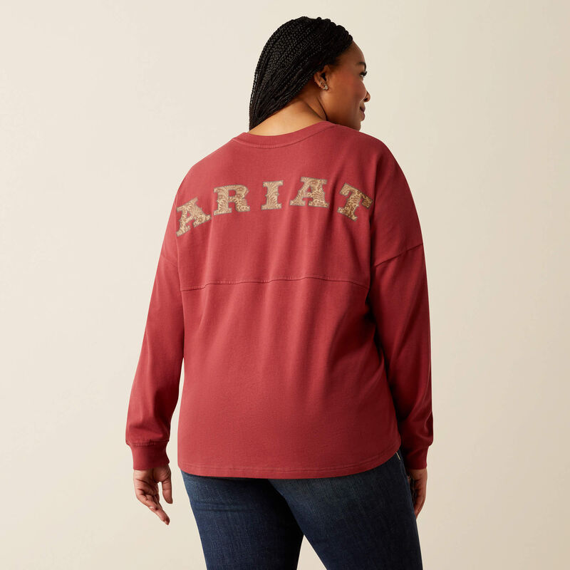 10053891 Women's Tooled Logo Oversized Tee by Ariat