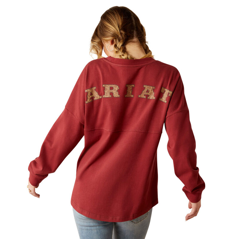 10053891 Women's Tooled Logo Oversized Tee by Ariat