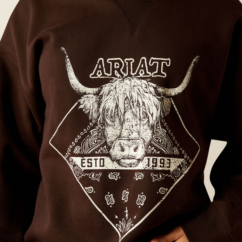 10053960 Women's Taurus Oversized Crew Sweatshirt by Ariat