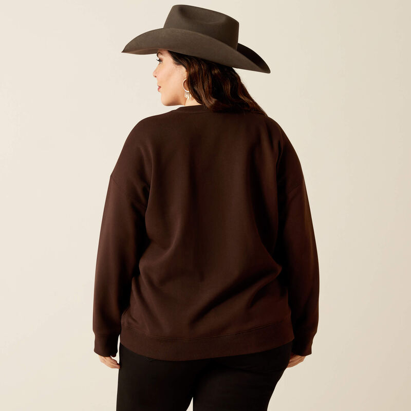 10053960 Women's Taurus Oversized Crew Sweatshirt by Ariat