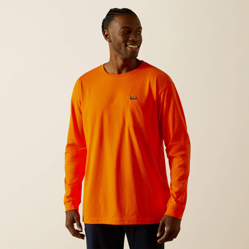 10062751 Men's Rebar Cotton Strong Standard Pocket T-Shirt by Ariat