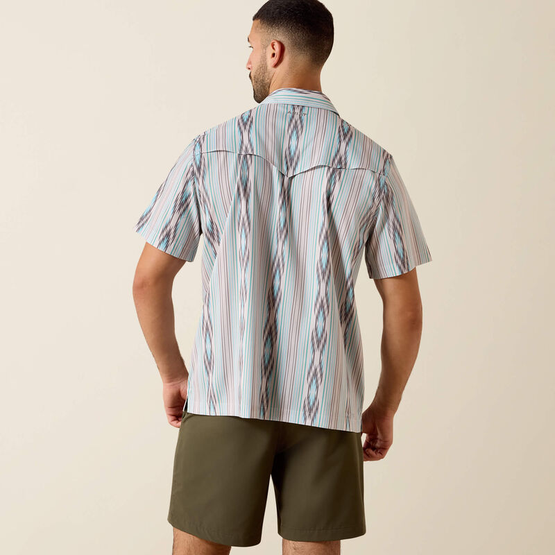 10071047 Men's Printed VenTEK Western Yoke Classic Fit Snap by Ariat
