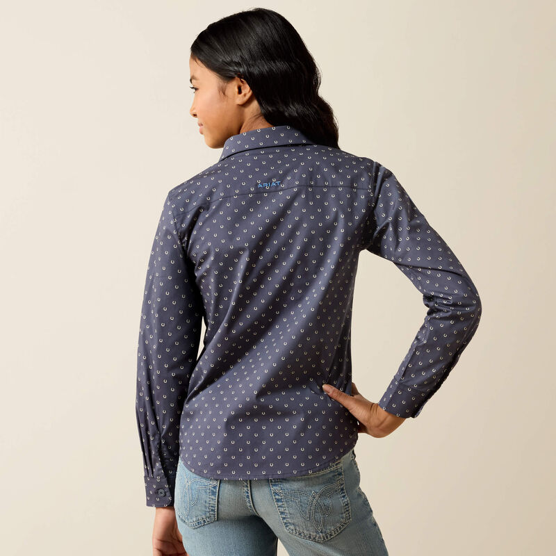 10071513 Girl's Team Kirby Long Sleeve Shirt by Ariat