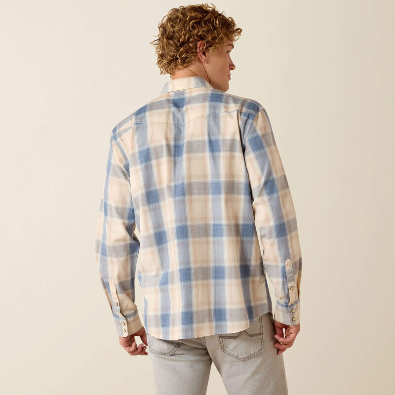10071619 Men's Retro Horace Fitted Snap Shirt by Ariat