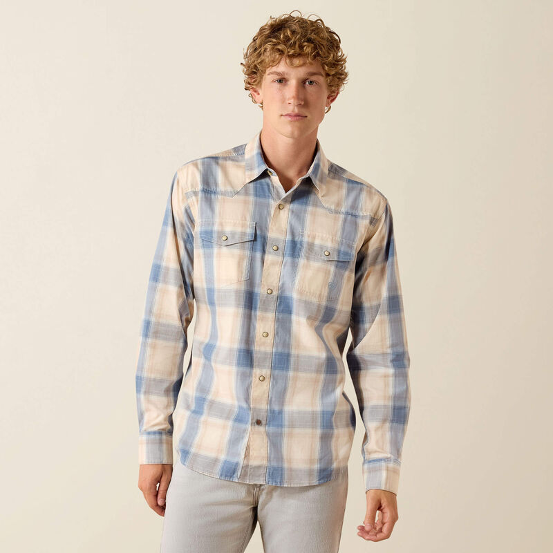 10071619 Men's Retro Horace Fitted Snap Shirt by Ariat