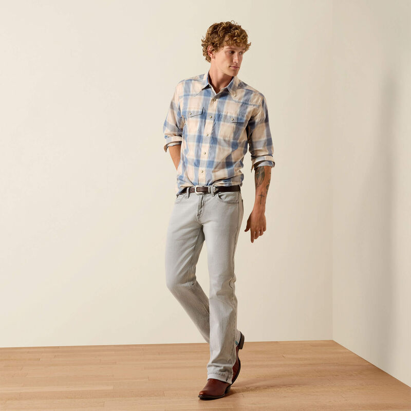 10071619 Men's Retro Horace Fitted Snap Shirt by Ariat