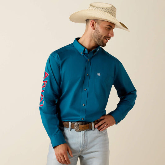 10071684 Men's Team Logo Lightweight Classic Fit Shirt by Ariat