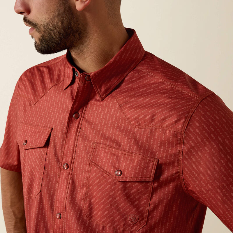 10073421 Men's VenTEK Western Fitted Snap Shirt by Ariat