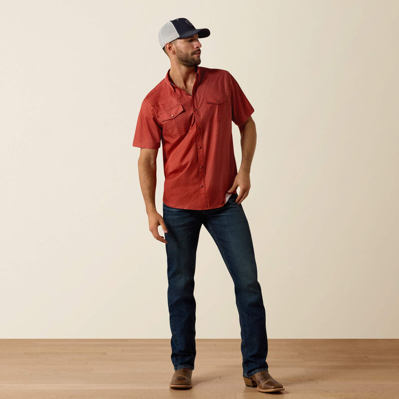 10073421 Men's VenTEK Western Fitted Snap Shirt by Ariat
