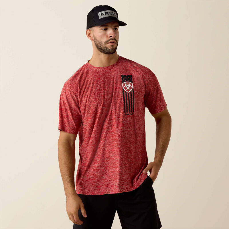 10073441 Men's Patriot Stripe T-Shirt by Ariat