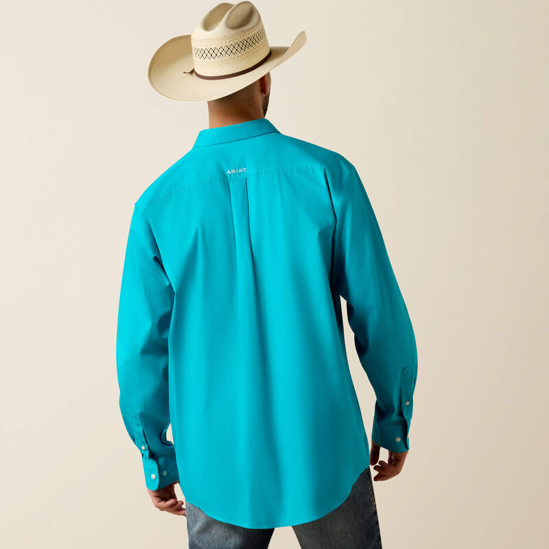 10073664 Men's Team Logo Lightweight Twill Classic Fit Shirt by Ariat