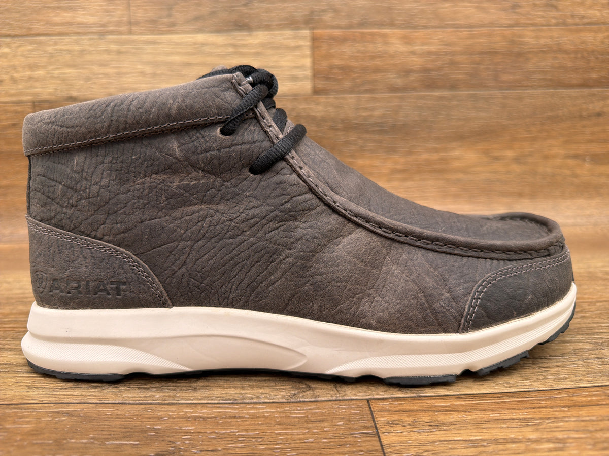 Men's Spitfire Grey Elephant Print Casual Shoe by Ariat - side view