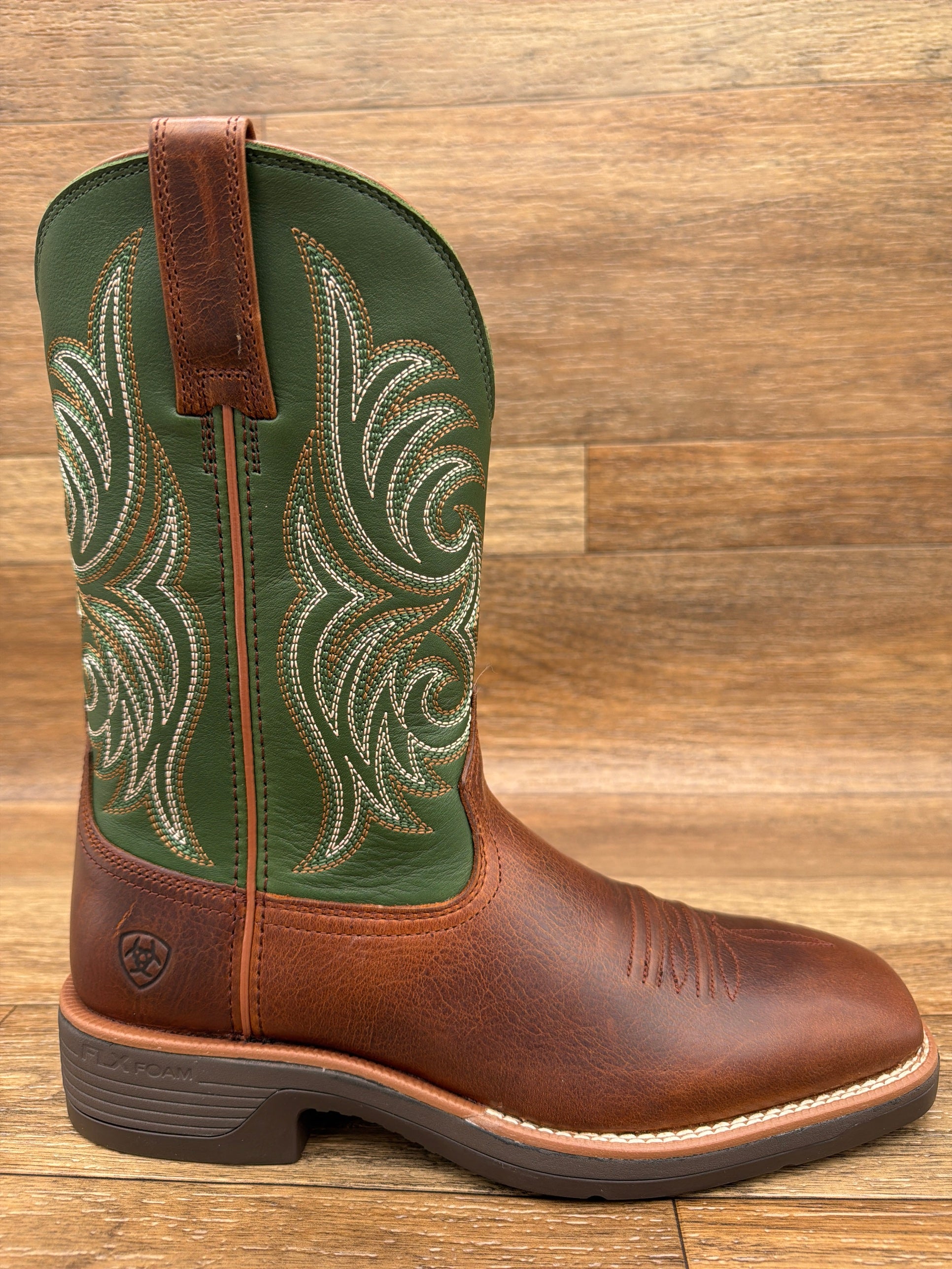 10080530 Men's Ranger Wide Square Toe Western Boot by Ariat - profile
