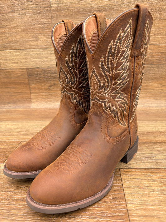 10080534 Men's Sport Stockman U-Toe Western Boot by Ariat - pair