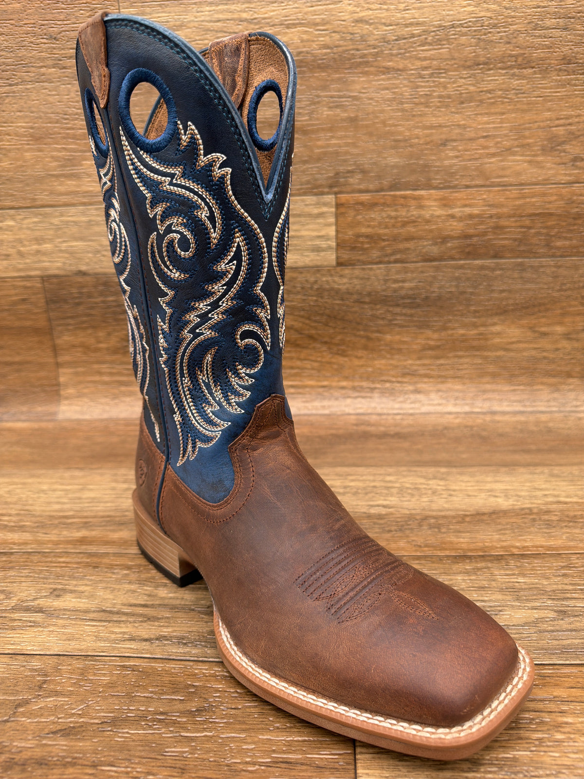 Men's Redcliff Wide Square Toe Western Boot by Ariat - side view