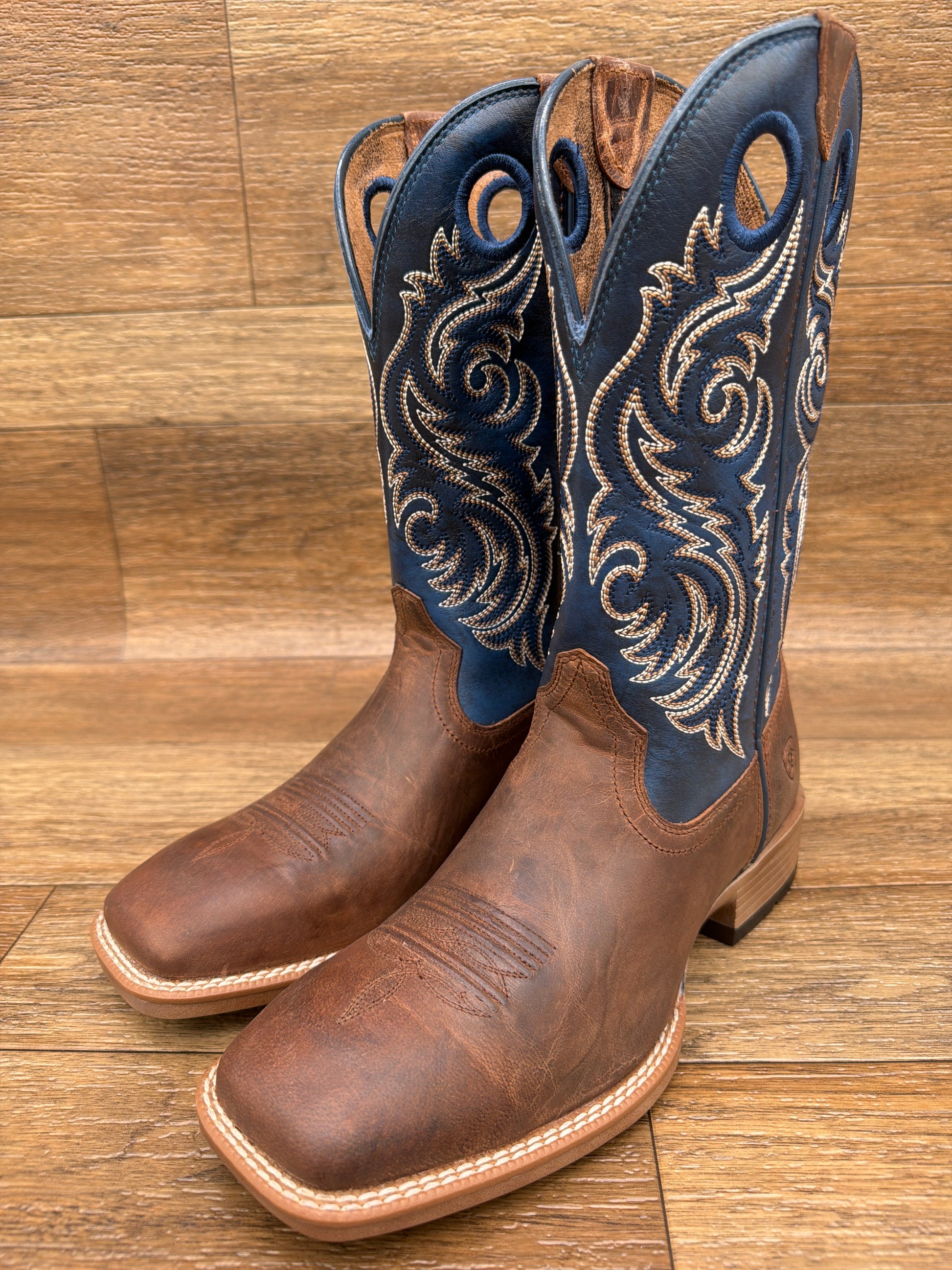 Men's Redcliff Wide Square Toe Western Boot by Ariat - pair view
