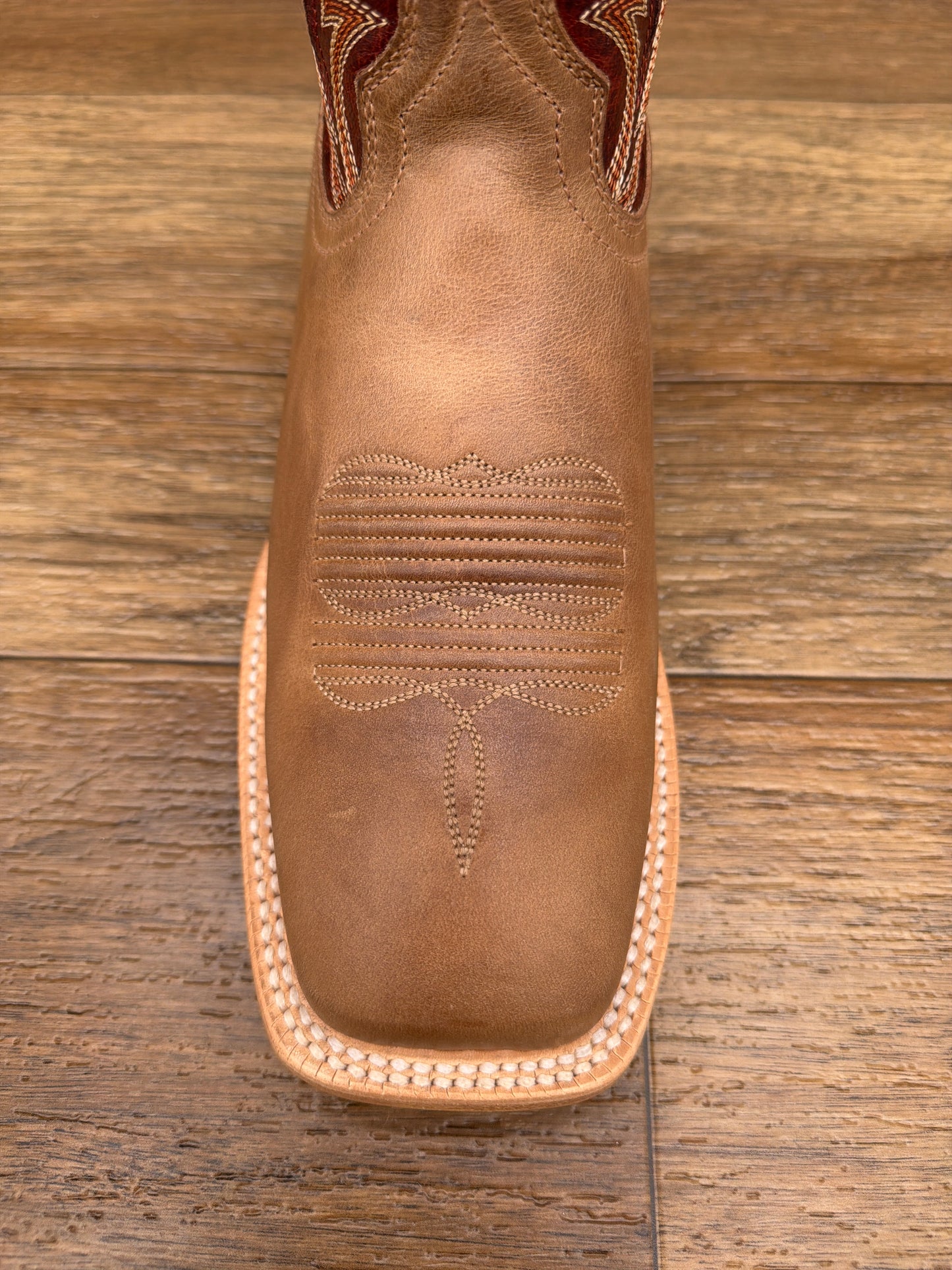 Men's Gage Wide Square Toe Western Boot by Ariat - toe view