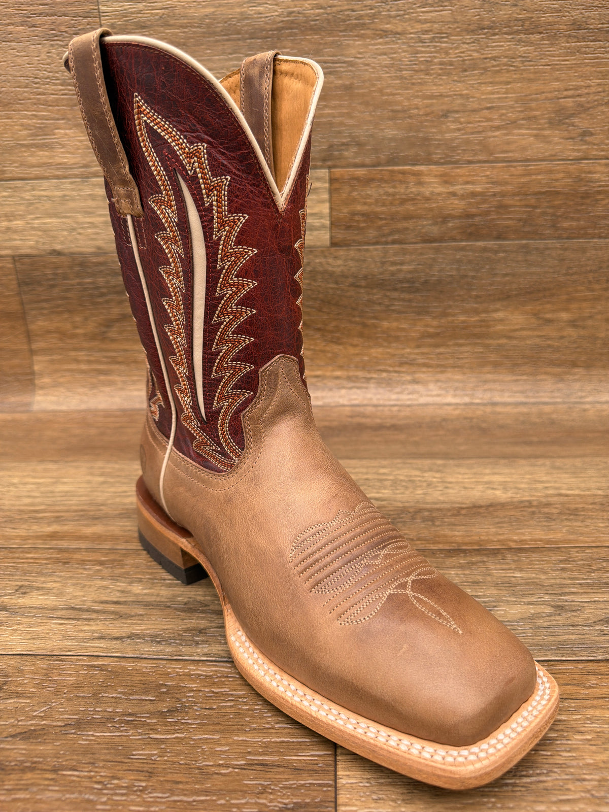 Men's Gage Wide Square Toe Western Boot by Ariat - side view
