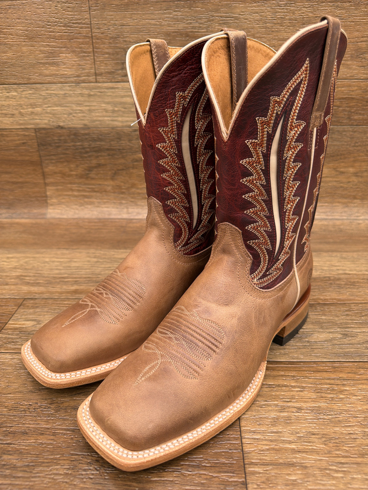 Men's Gage Wide Square Toe Western Boot by Ariat - pair view