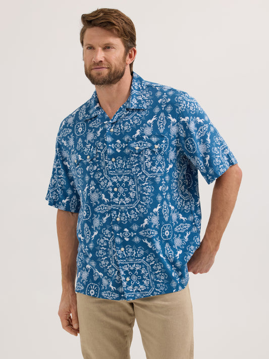 2365622 Men's Coconut Cowboy Short Sleeve Shirt by Wrangler