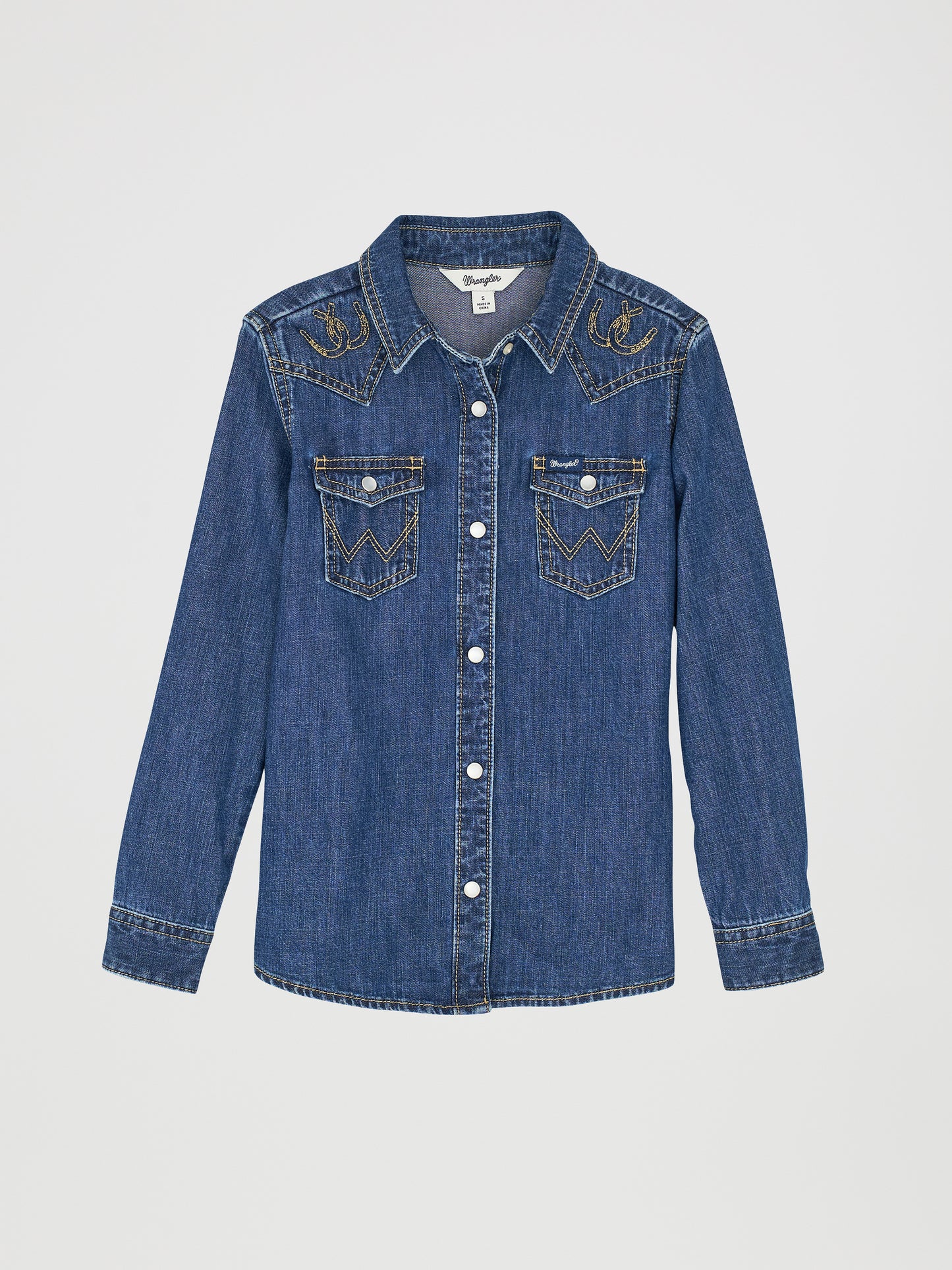2367474 Girl's Western Snap Shirt by Wrangler