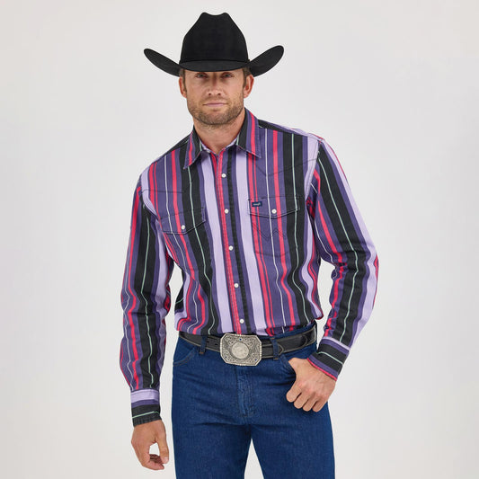 2368192 Men's Vintage Brushpopper Snap Shirt by Wrangler