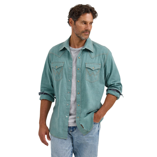 2368218 Retro Premium Long Sleeve Shirt by Wrangler