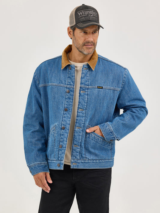 112368295 Men's Vintage Sherpa Jacket by Wrangler