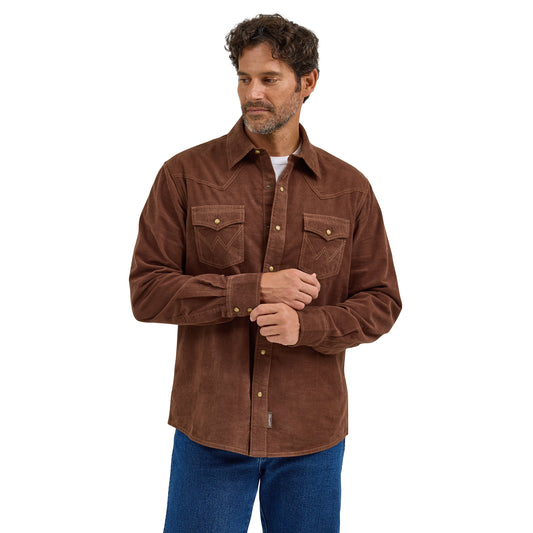 2368537 Men's Retro Premium Long Sleeve Shirt by Wrangler