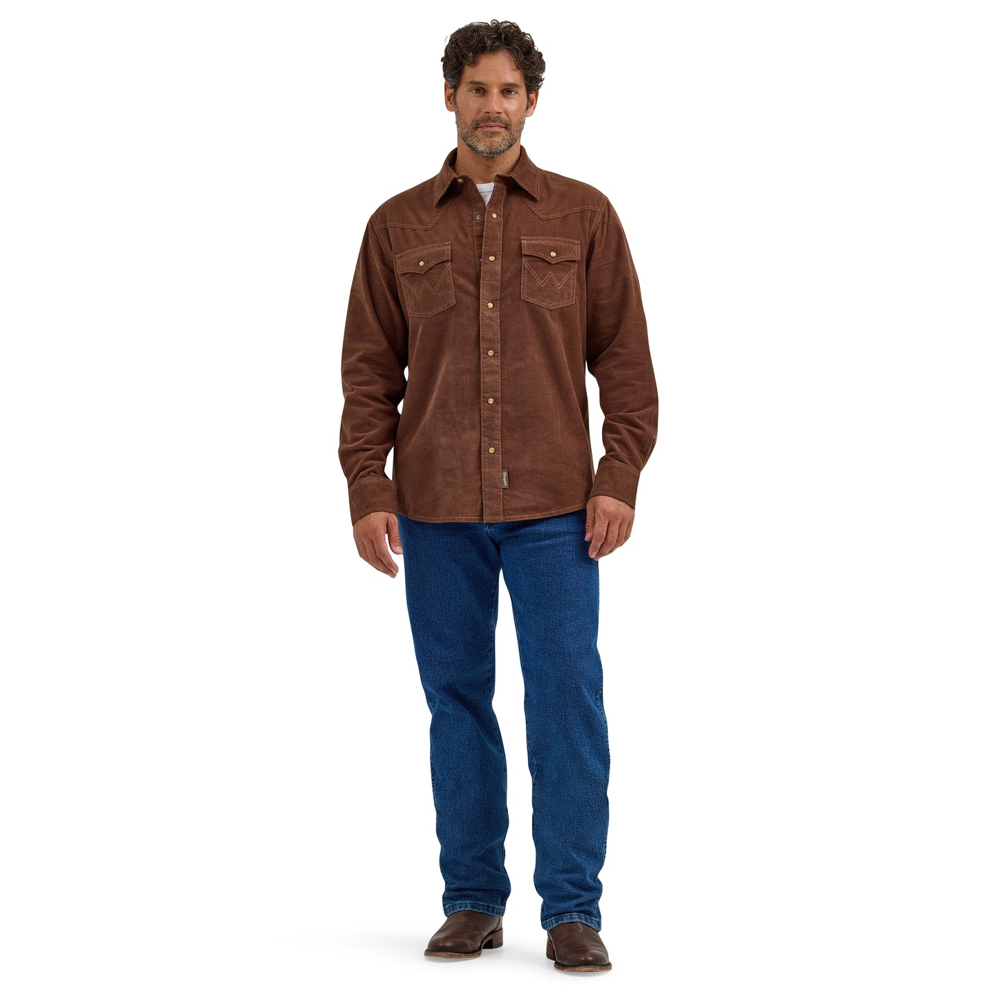 2368537 Men's Retro Premium Long Sleeve Shirt by Wrangler