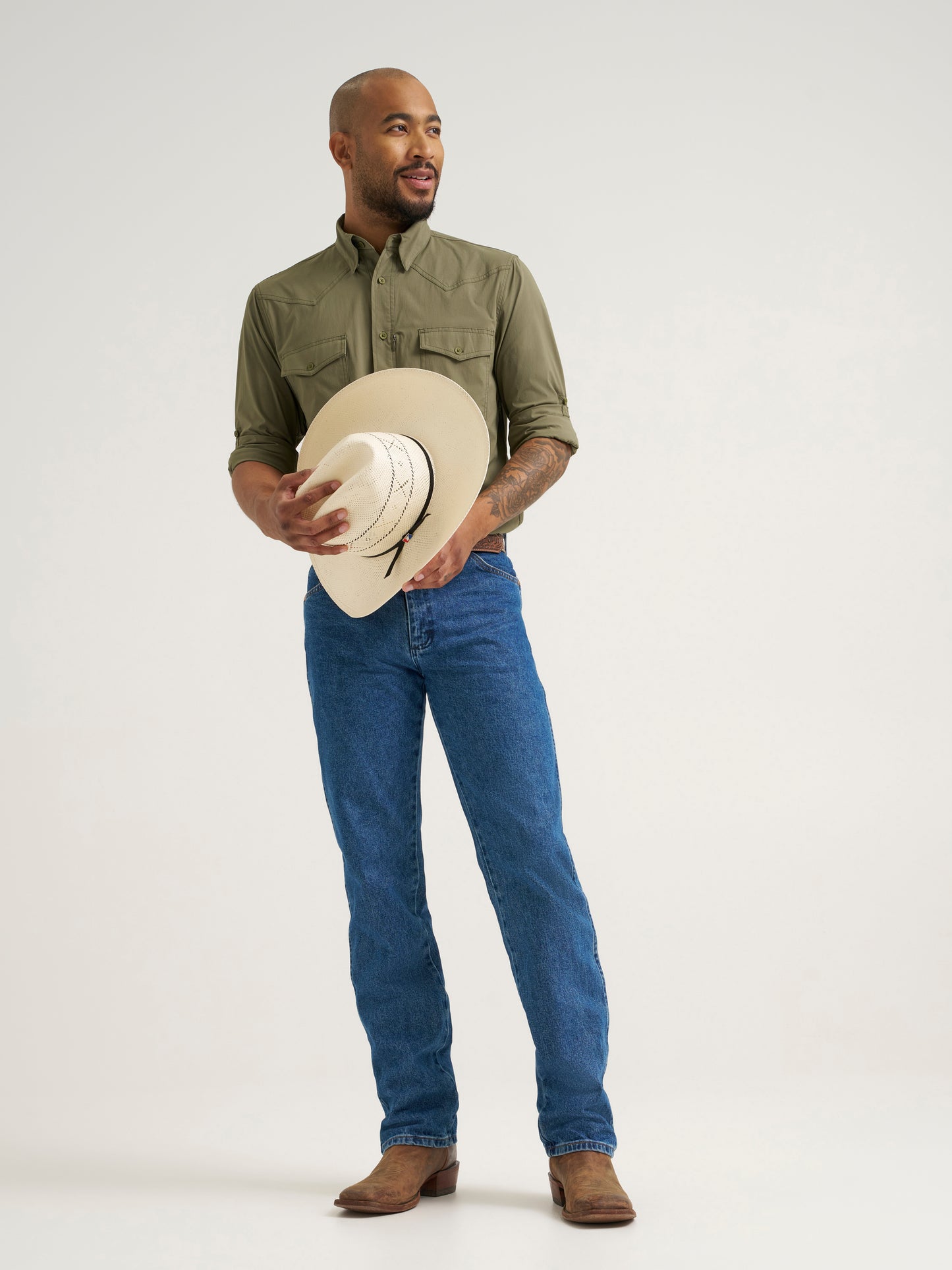 112369325 Men's ATG-X Technical Long Sleeve Shirt by Wrangler