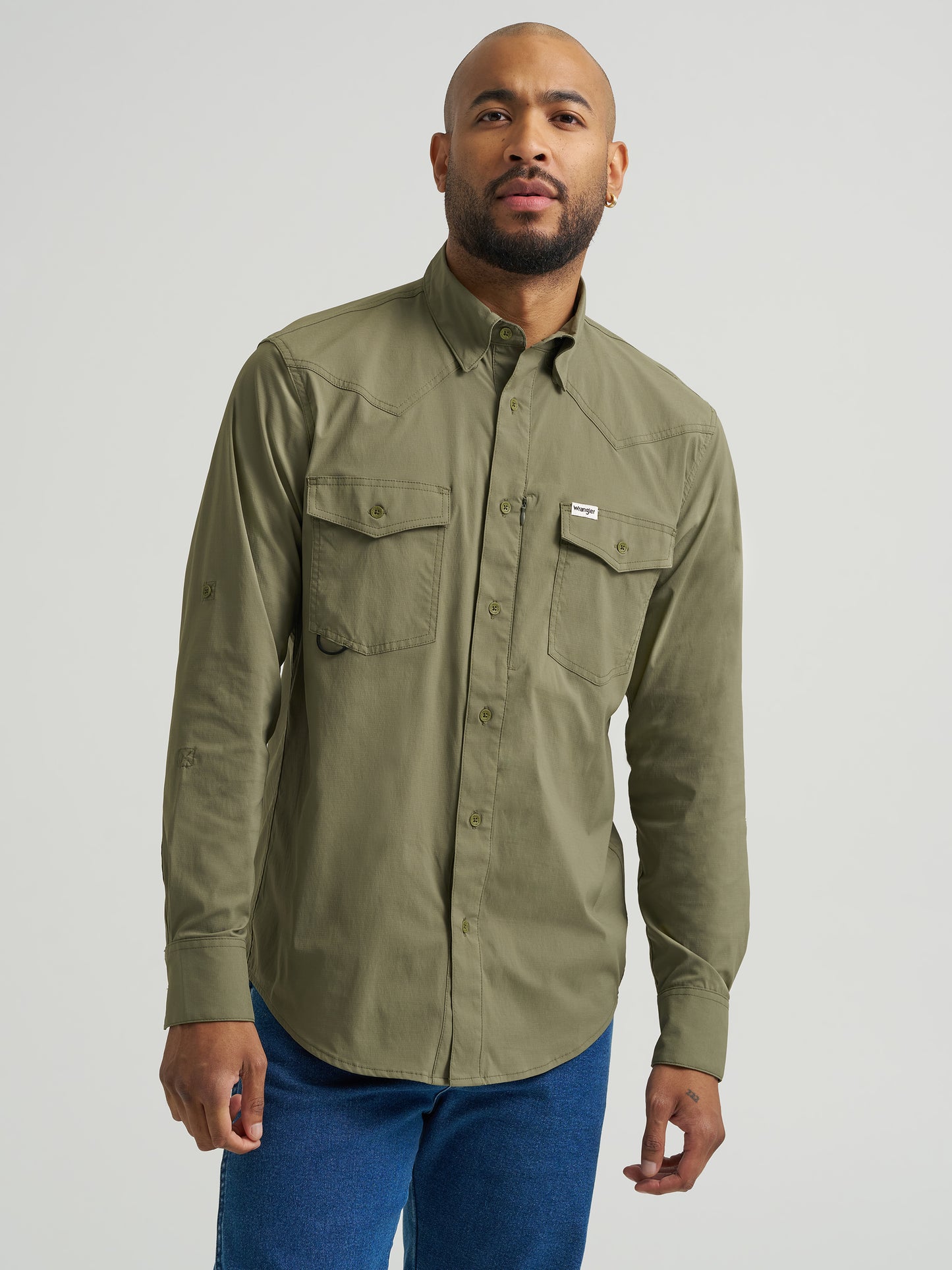 112369325 Men's ATG-X Technical Long Sleeve shirt by Wrangler