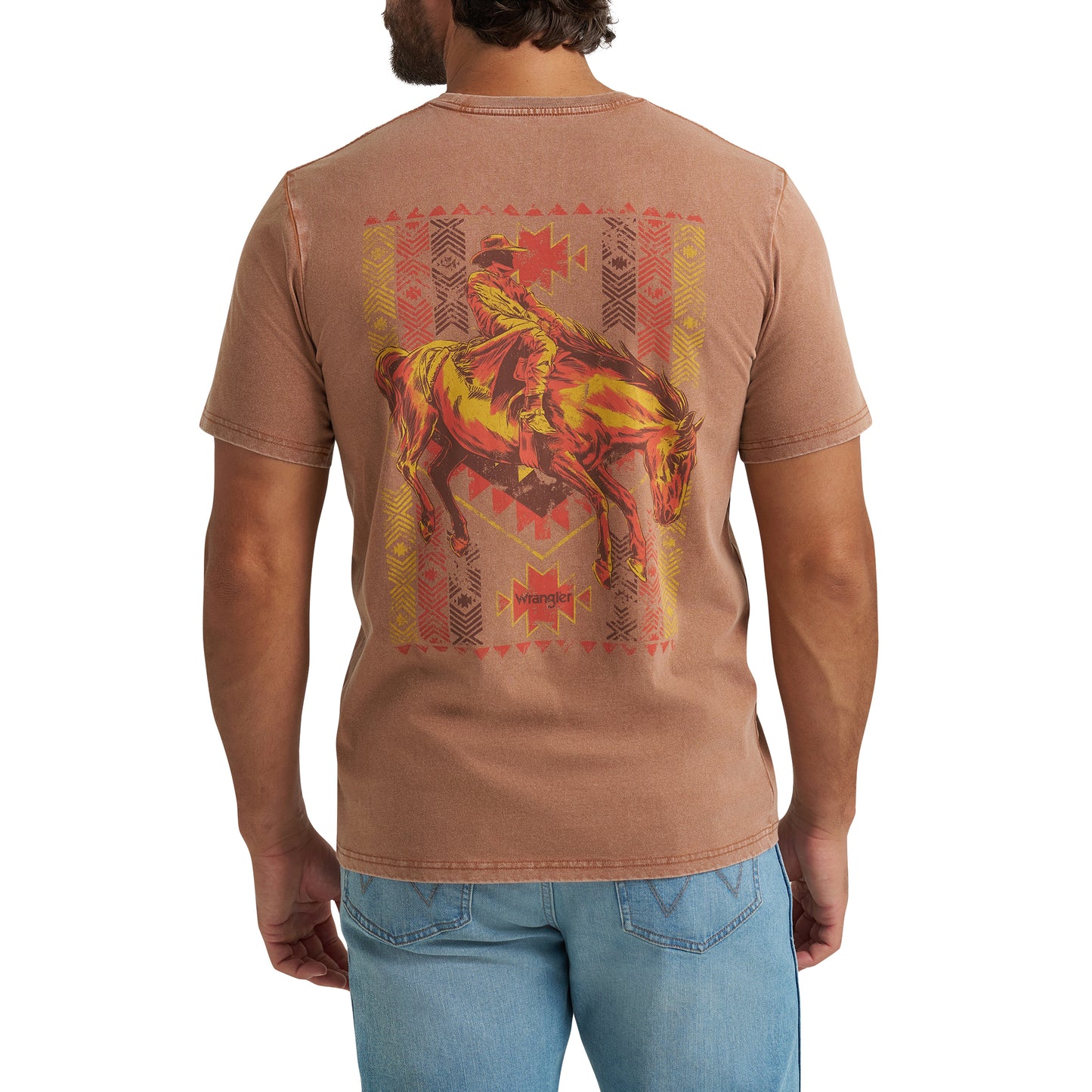 112372850 Men's Graphic Short Sleeve T-Shirt by Wrangler