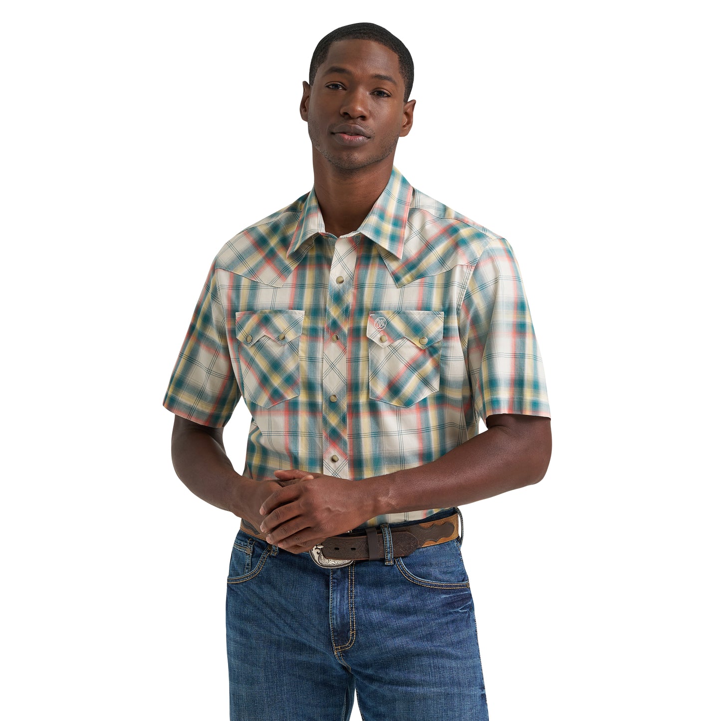 112374757 Men's Retro Short Sleeve Shirt by Wrangler