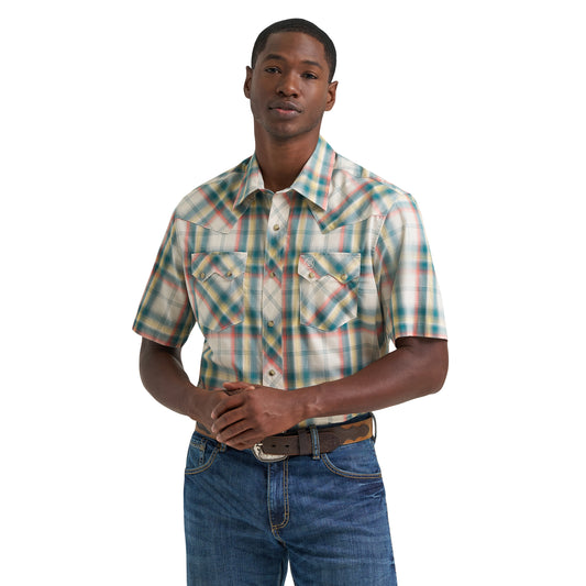 112374757 Men's Retro Short Sleeve Shirt by Wrangler