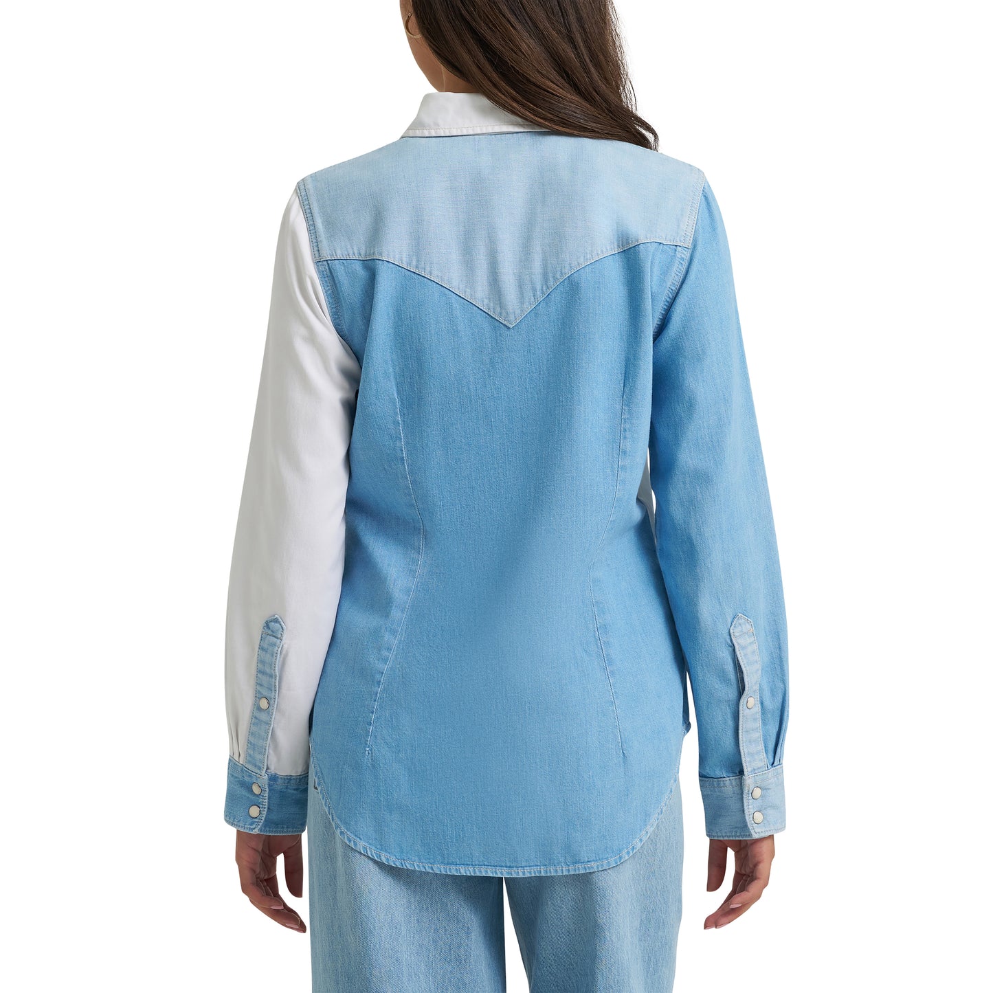 112374832 Women's Americana Boyfriend Denim Snap by Wrangler