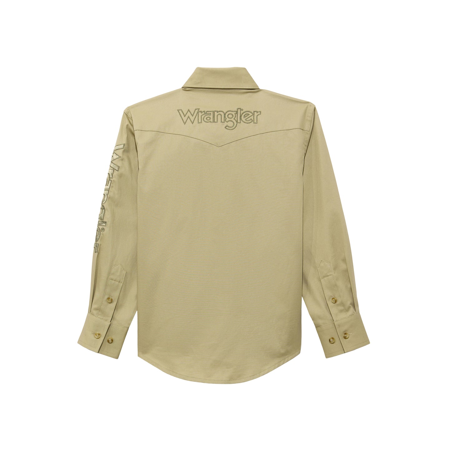 112374833 Boy's Long Sleeve Logo Shirt by Wrangler