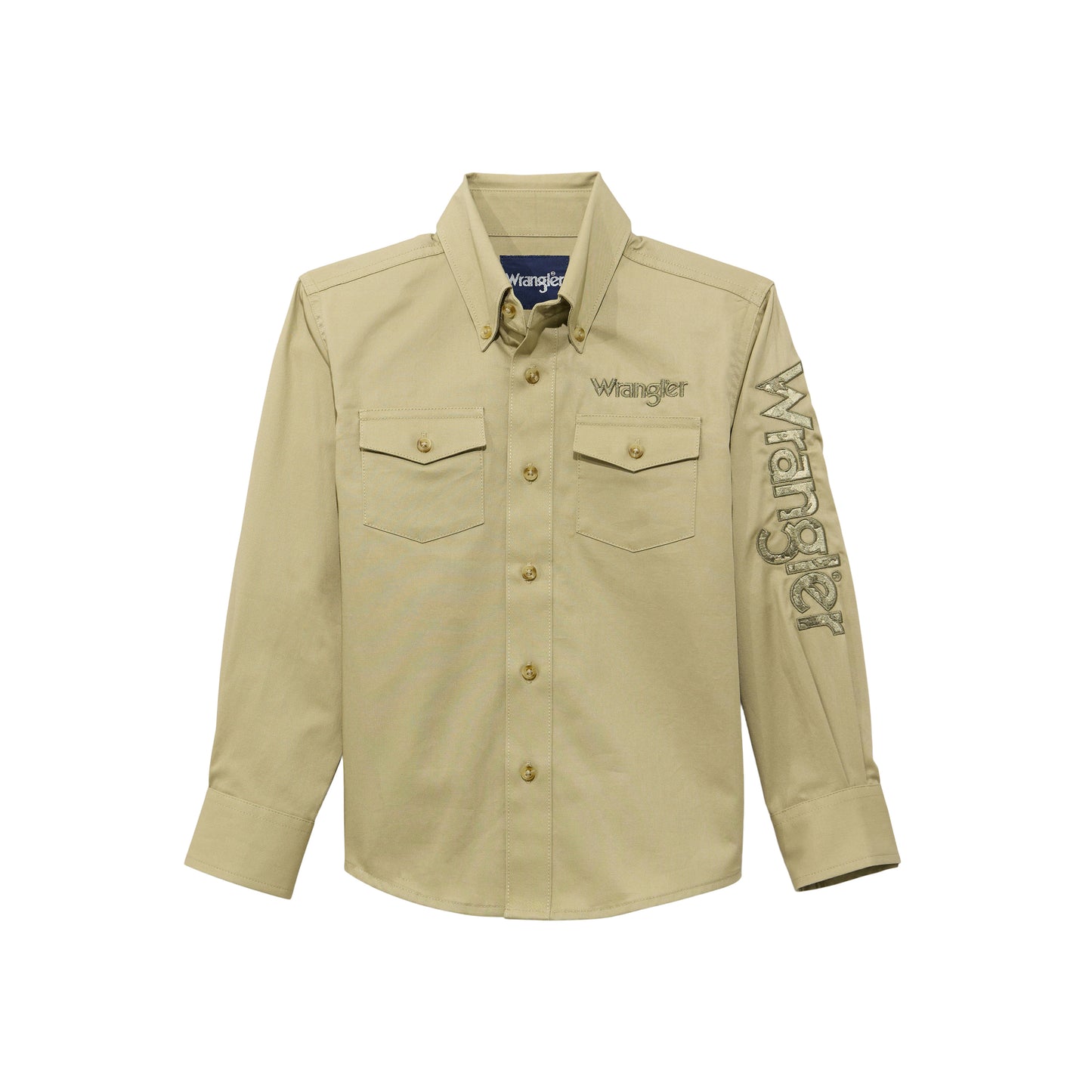 112374833 Boy's Long Sleeve Logo Shirt by Wrangler