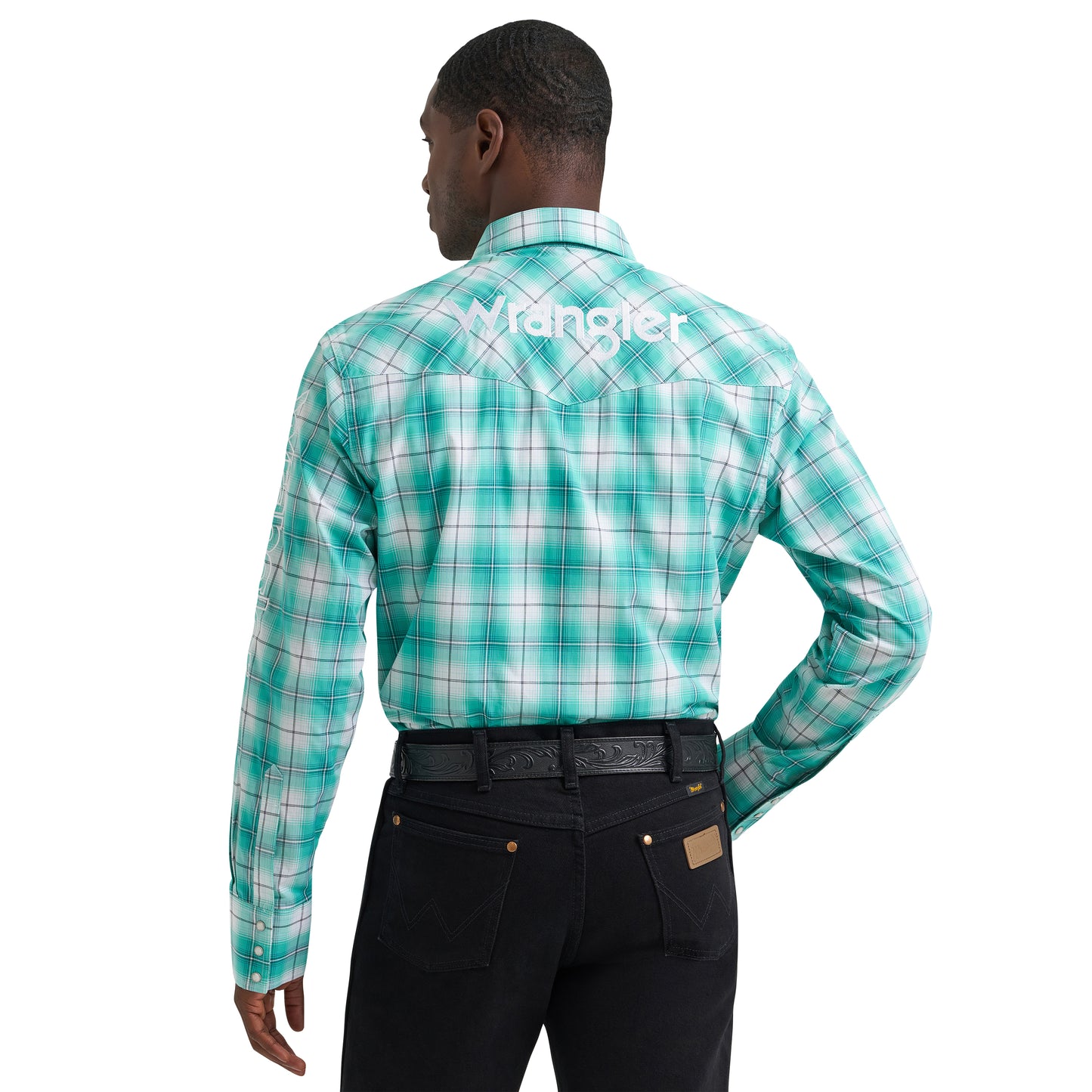 112374857 Men's Long Sleeve Logo Shirt by Wrangler
