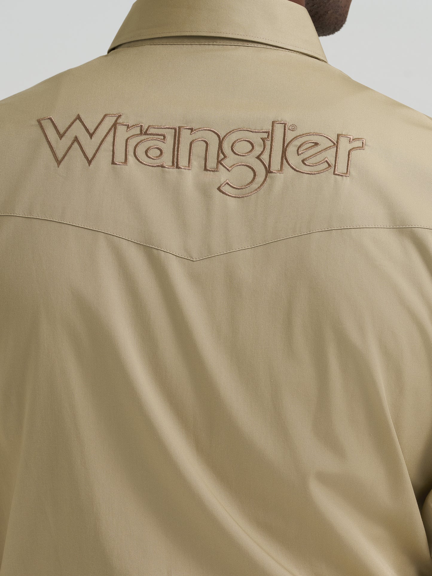 112374859 Men's Long Sleeve Logo Shirt by Wrangler