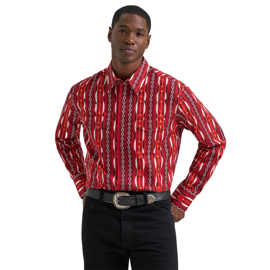 112374909 Men's Checotah Long Sleeve Western Snap by Wrangler
